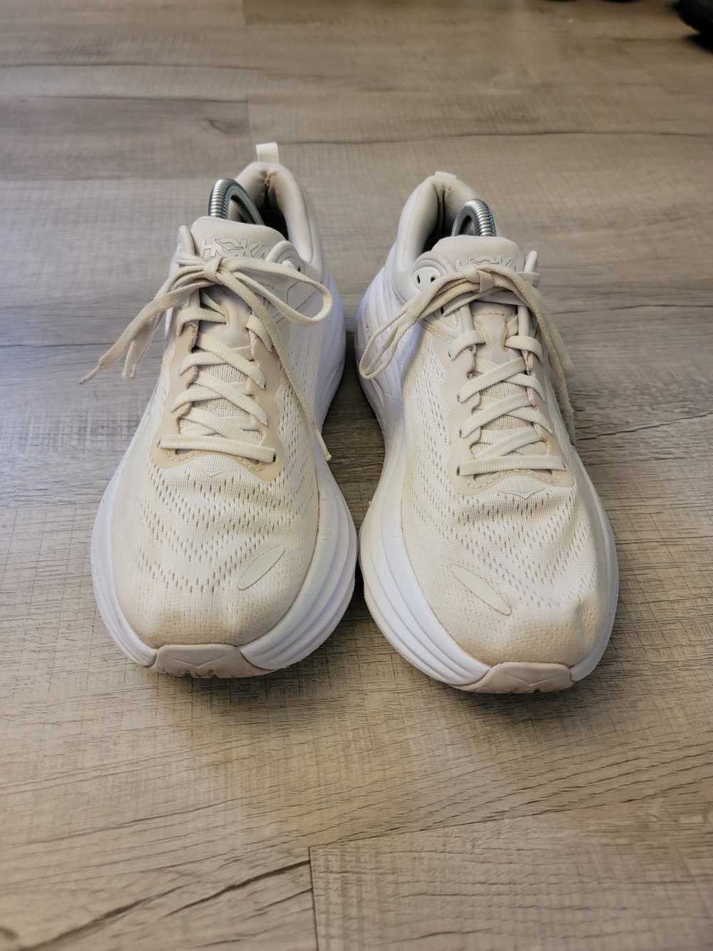 Hoka One One Neutral Beige Running Sneakers